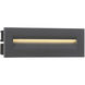 Odia LED 3.44 inch Graphite Outdoor In Wall
