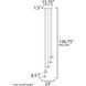 Circuit LED 23 inch Matte White Multi-Light Pendant Ceiling Light
