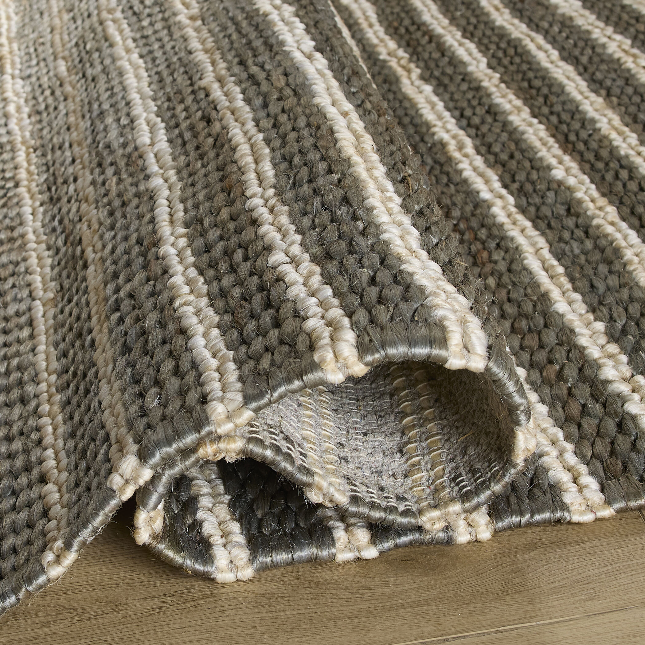 Natural Luxe Beige and Gray Indoor Rug