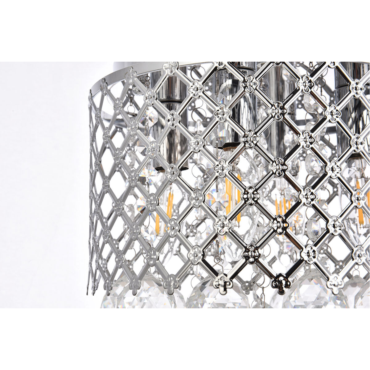 Tully 4 Light 10 inch Chrome Pendant Ceiling Light