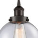 Edison Beacon LED 8 inch Oil Rubbed Bronze Mini Pendant Ceiling Light