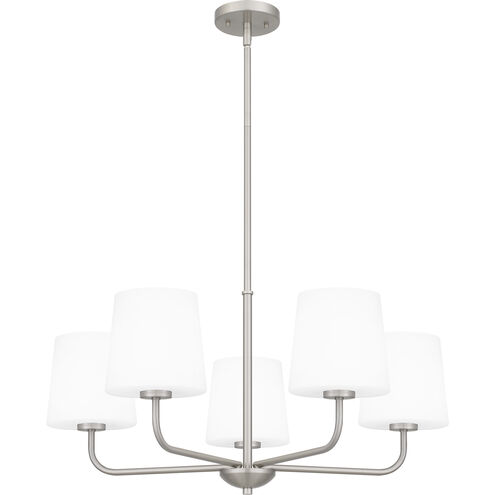 Gallagher 5 Light 28 inch Brushed Nickel Chandelier Ceiling Light