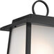 Noward 1 Light 15 inch Black Outdoor Post Lantern