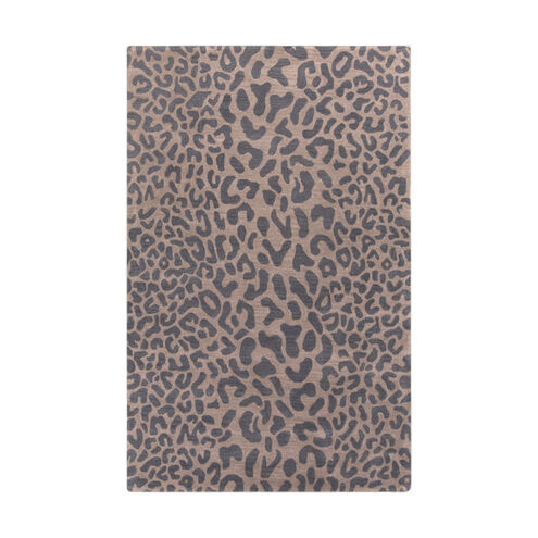 Athena 72 X 48 inch Charcoal/Dark Brown Rugs, Wool