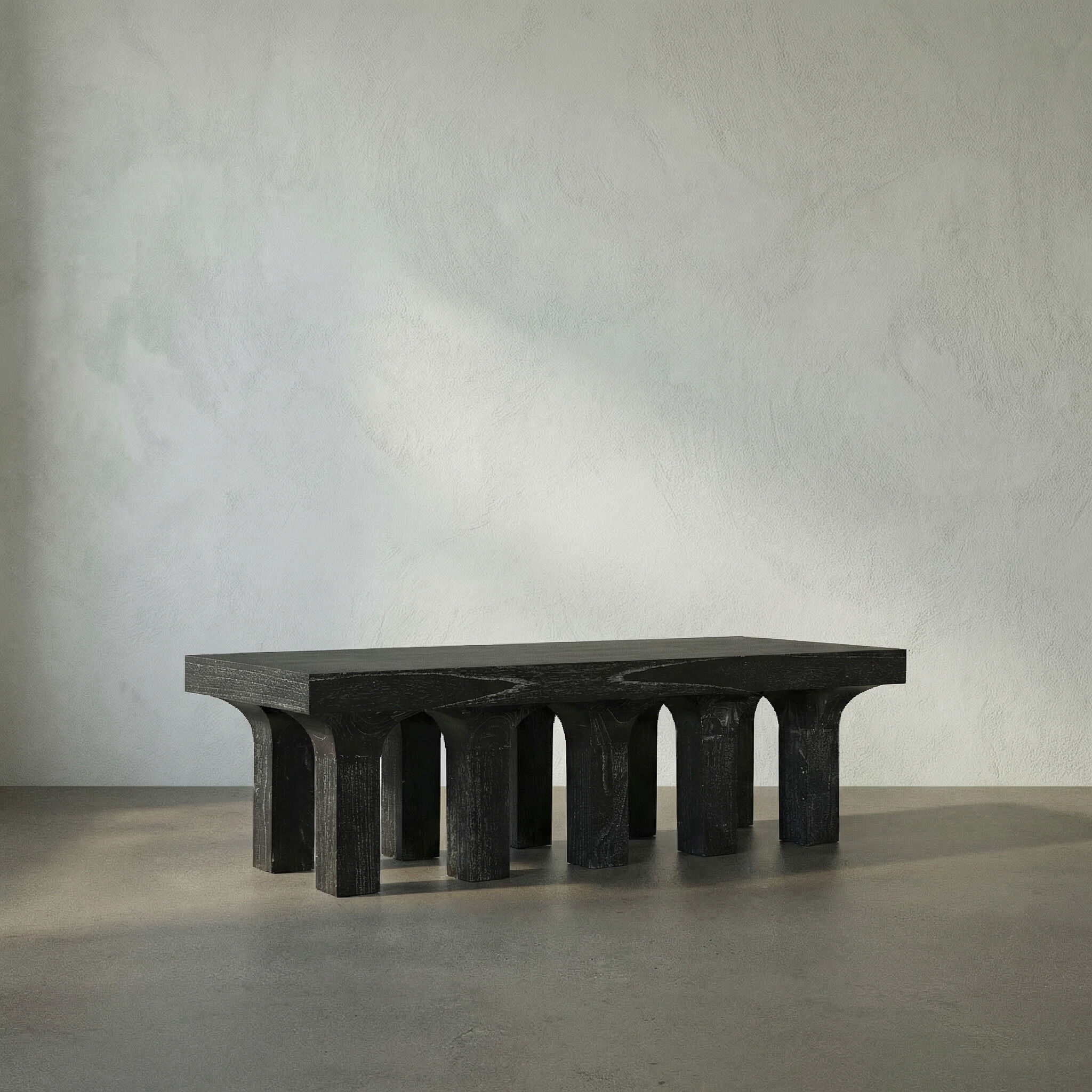 Santos 60 X 24 inch Cinder Black Coffee Table