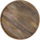 Calin 31.5 X 31.5 inch Black with Natural Wood Coffee Table
