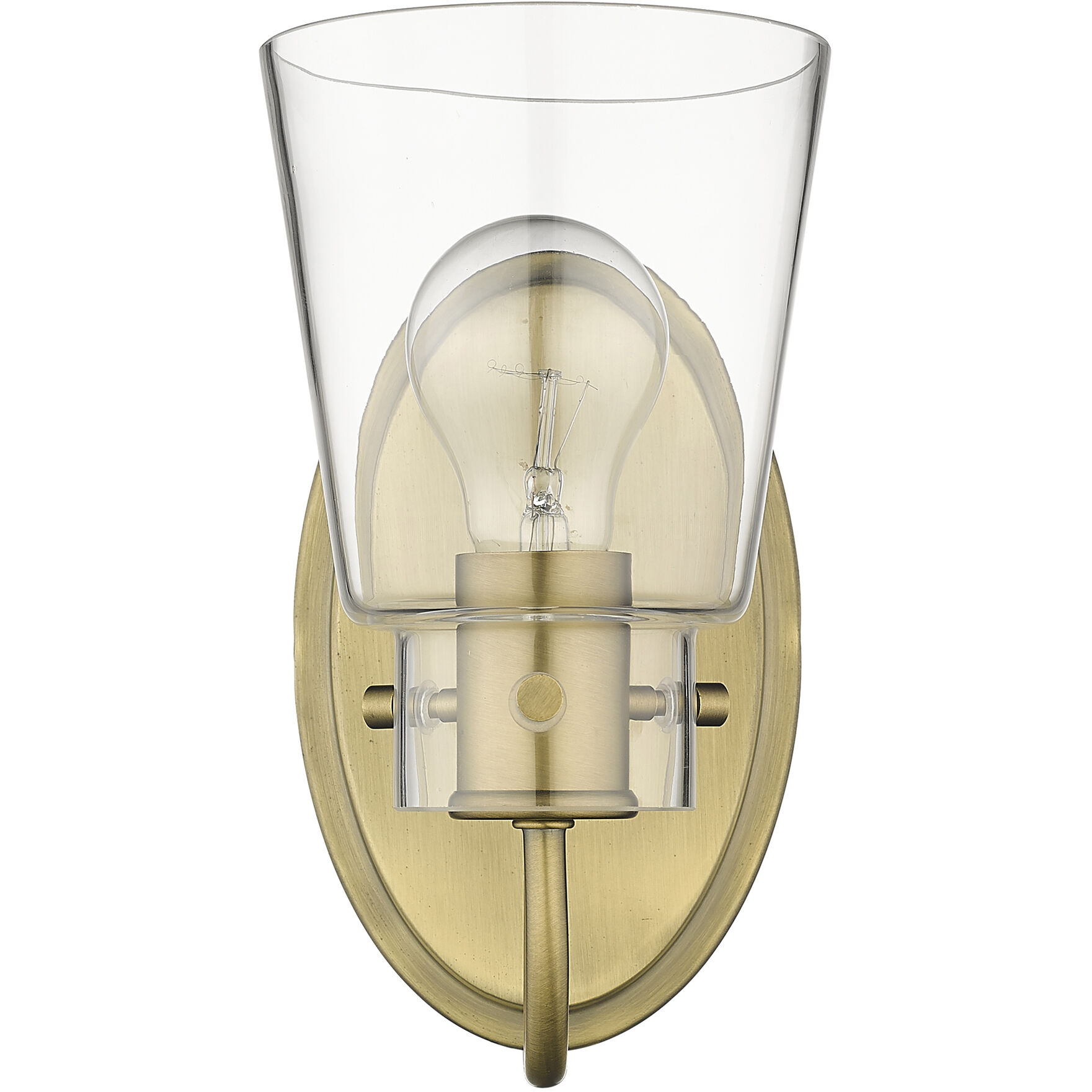 Bristow 1 Light 5 inch Antique Brass Vanity Light Wall Light