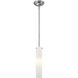 ML 1 Light 3 inch Brushed Nickel Mini Pendant Ceiling Light