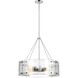 AH by Alexa Hampton Calvert 4 Light 24 inch Polished Nickel Chandelier Ceiling Light