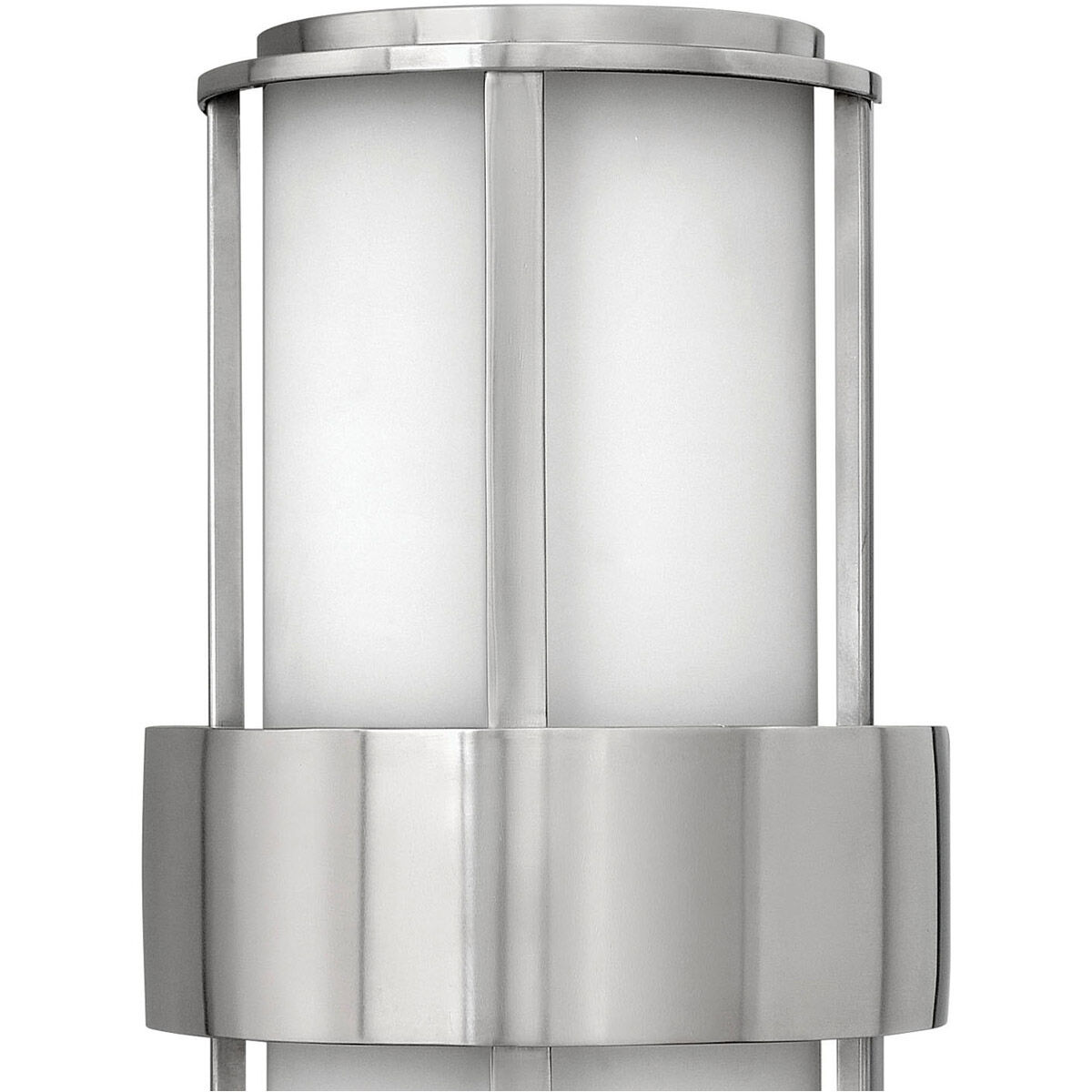 Saturn 2 Light 21 inch Stainless Steel Outdoor Wall Lantern in Incandescent, Large