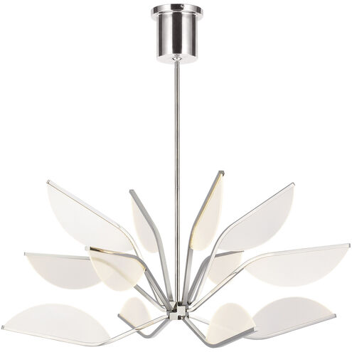 Sean Lavin Belterra LED 38 inch Polished Nickel Chandelier Ceiling Light, Integrated LED