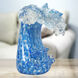 Laguna Wave 9 X 9 inch Handcrafted Art Glass Sculpture
