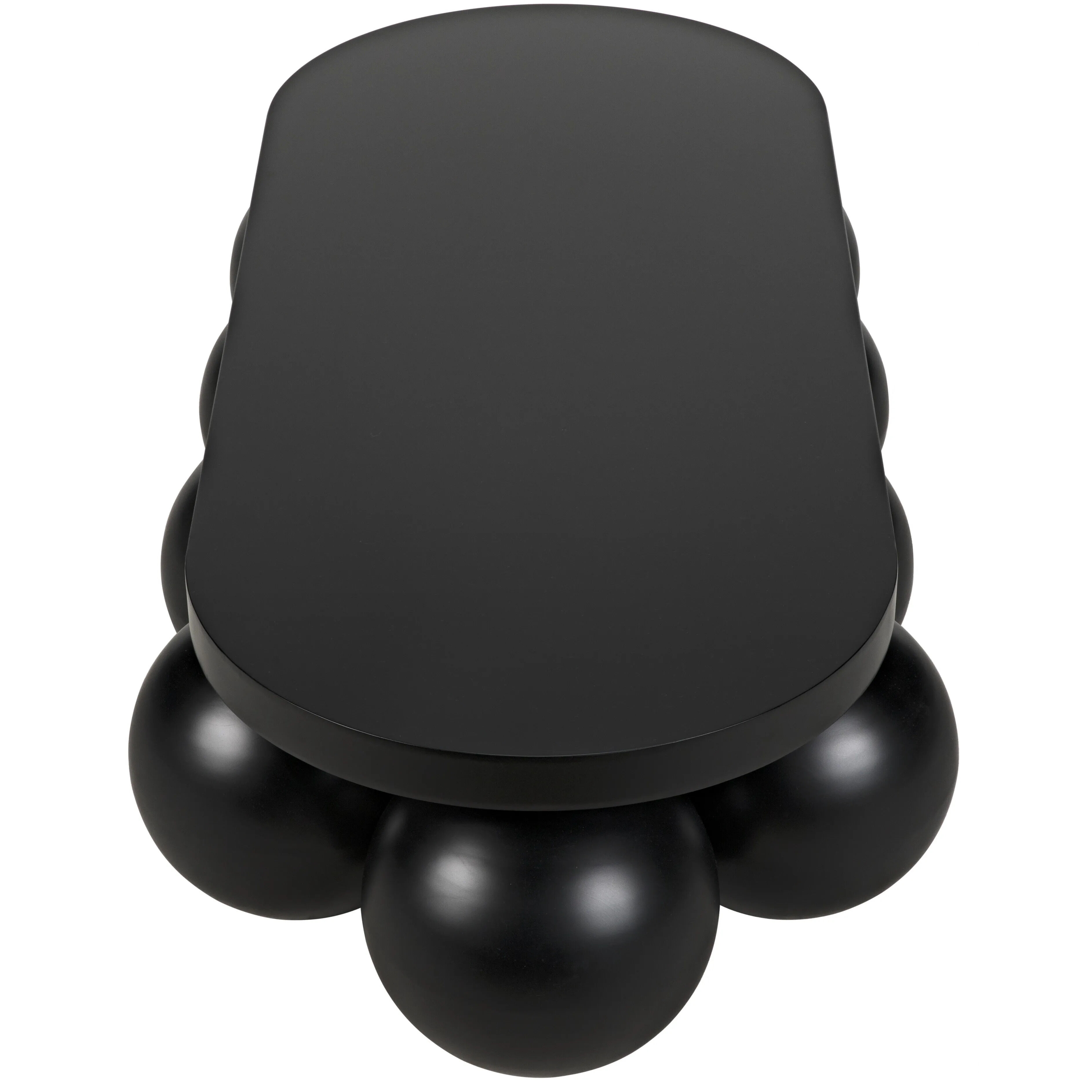 Lambreta 74 X 34 inch Matte Black Coffee Table