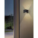 Pandora LED 5.9 inch Black Wall Sconce Wall Light