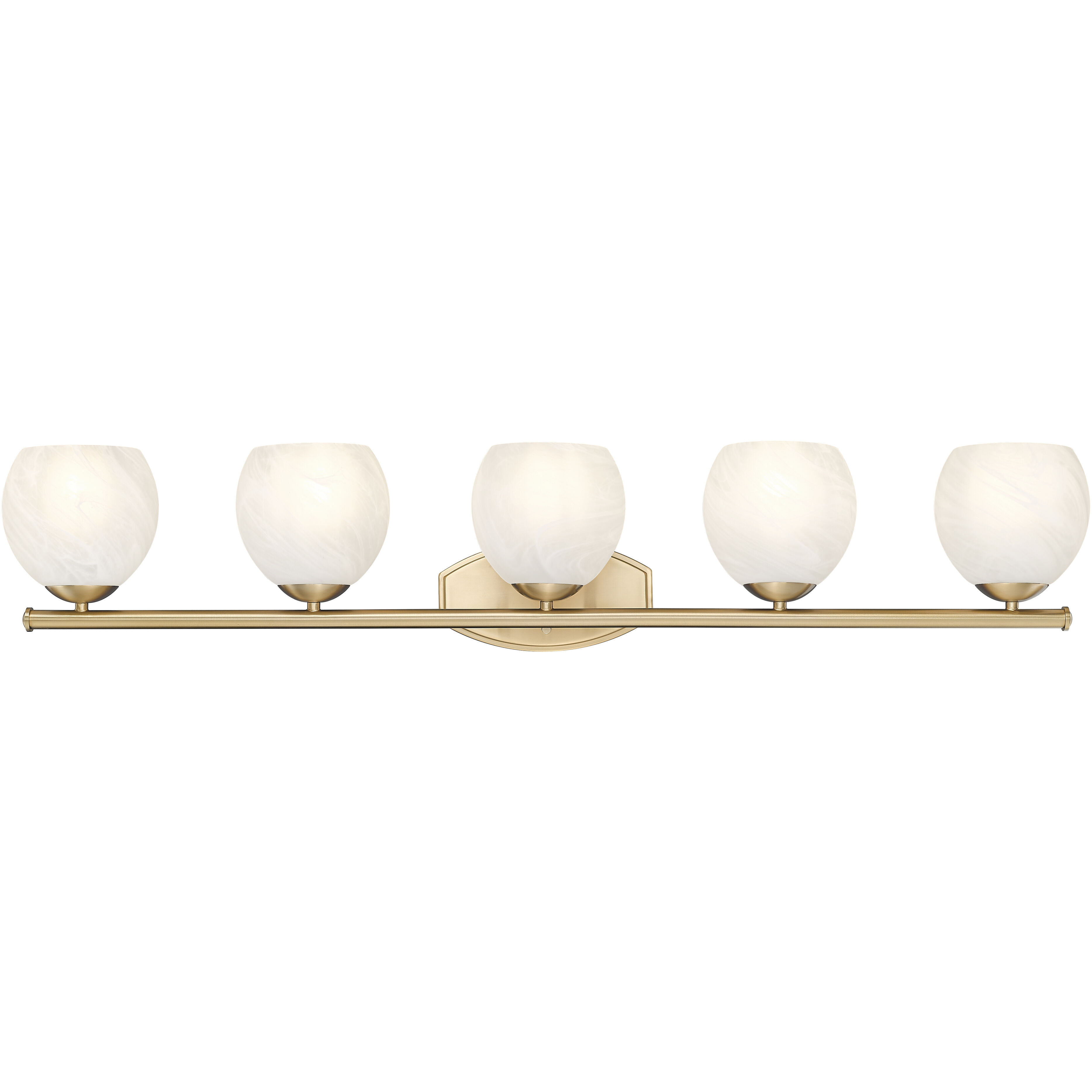 Colette Vanity Wall Light in Modern Gold