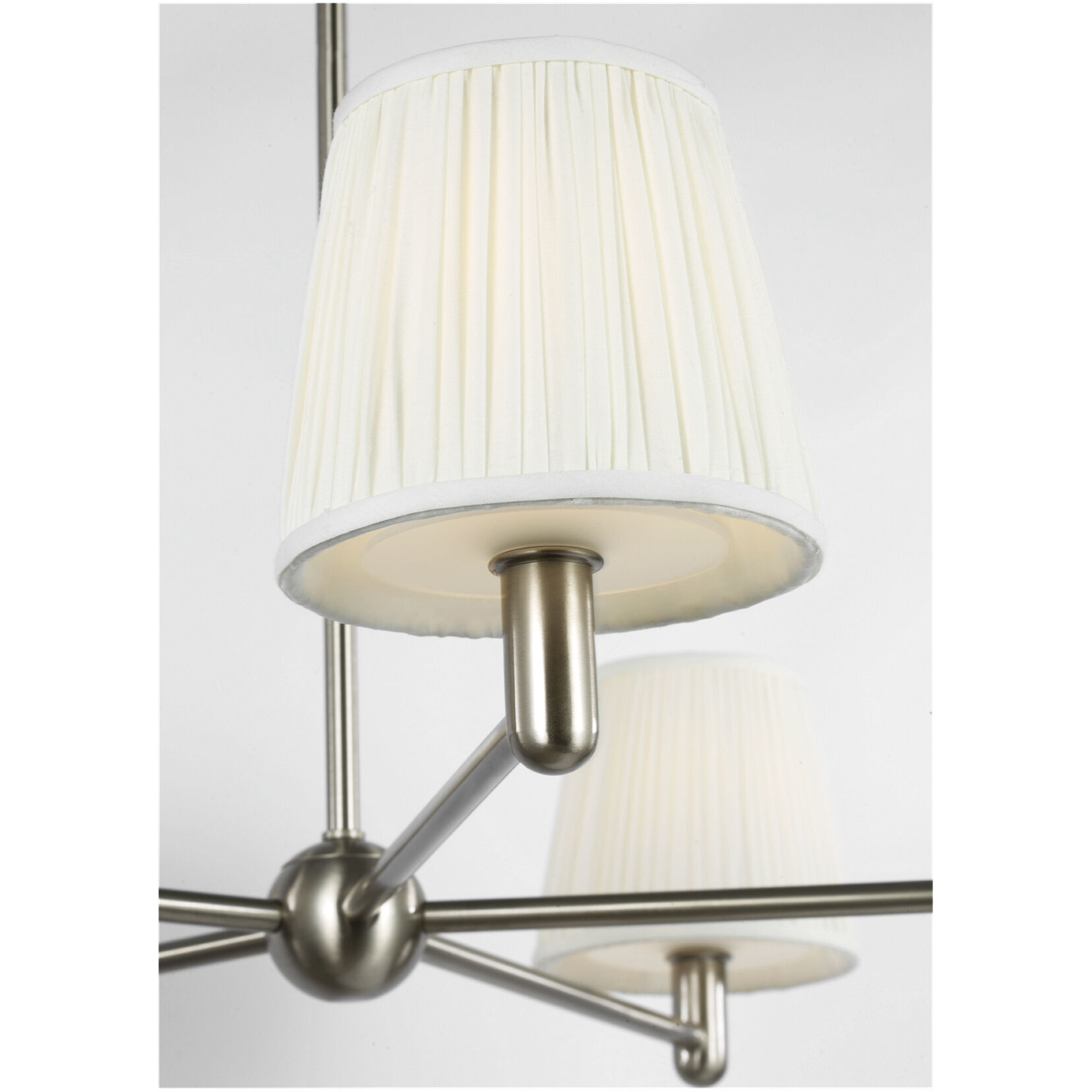 Vilera LED 33.25 inch Brushed Nickel Chandelier Ceiling Light