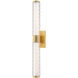 Castor LED 4.25 inch Aged Brass Bath and Vanity Wall Light