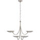 Thomas O'Brien Keria LED 29.75 inch Polished Nickel Chandelier Ceiling Light, Medium