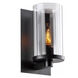 Canada Wall Sconce Wall Light, Black Frame