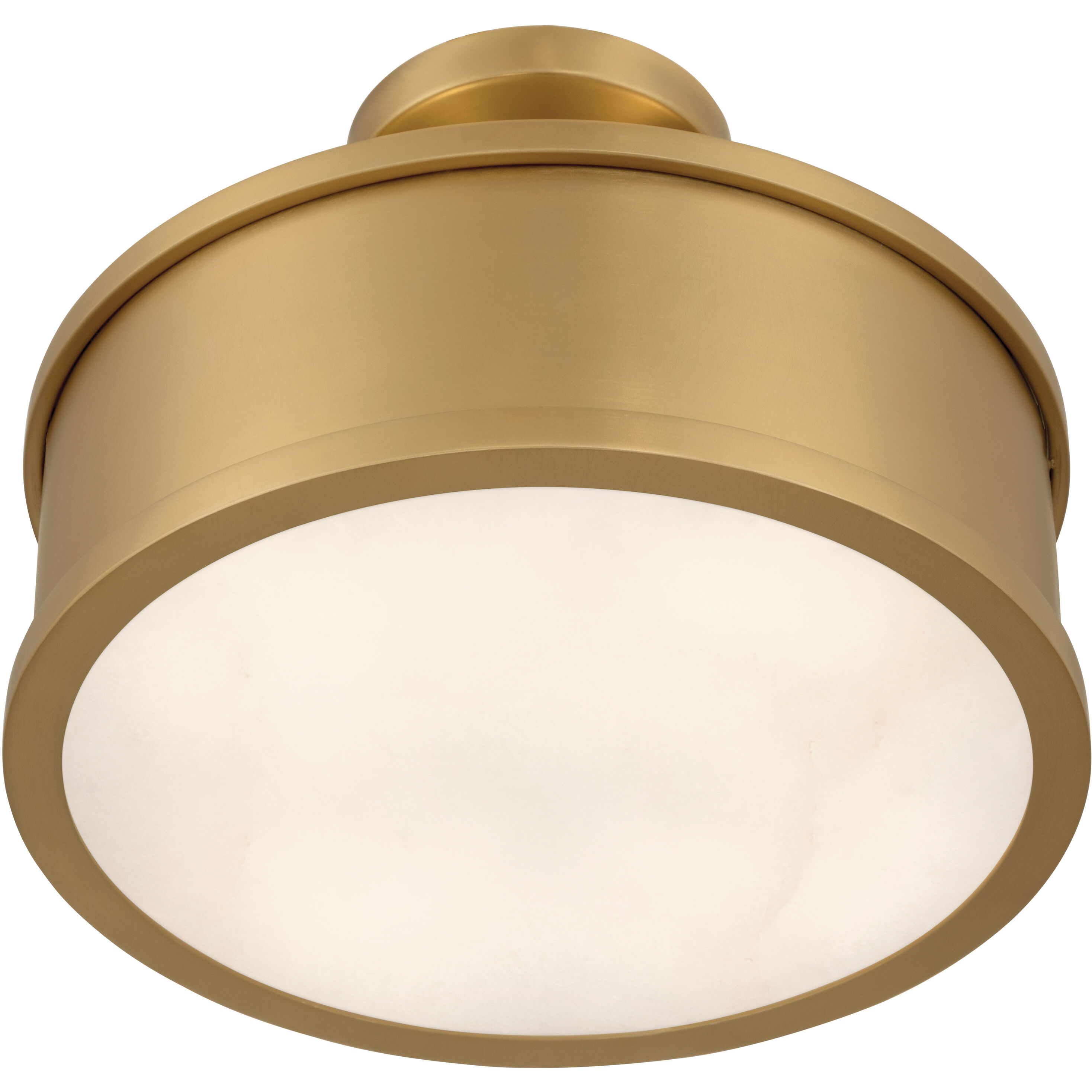 Wynn 2 Light 12 inch Legacy Brass Semi-Flush Mount Ceiling Light