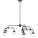 Utica 9 Light 40 inch English Bronze Chandelier Ceiling Light