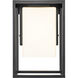 Gladwin 1 Light 10.5 inch Matte Black Exterior Wall Lantern