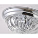 Canada 4 Light 14.56 inch Chrome Flush Mount Ceiling Light