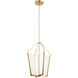 Calters LED 21 inch Champagne Gold Foyer Pendant Ceiling Light