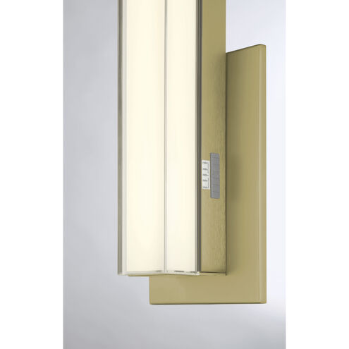 Vantage Vantage LED 14 inch Ashen Brass Bath Vanity Wall Light