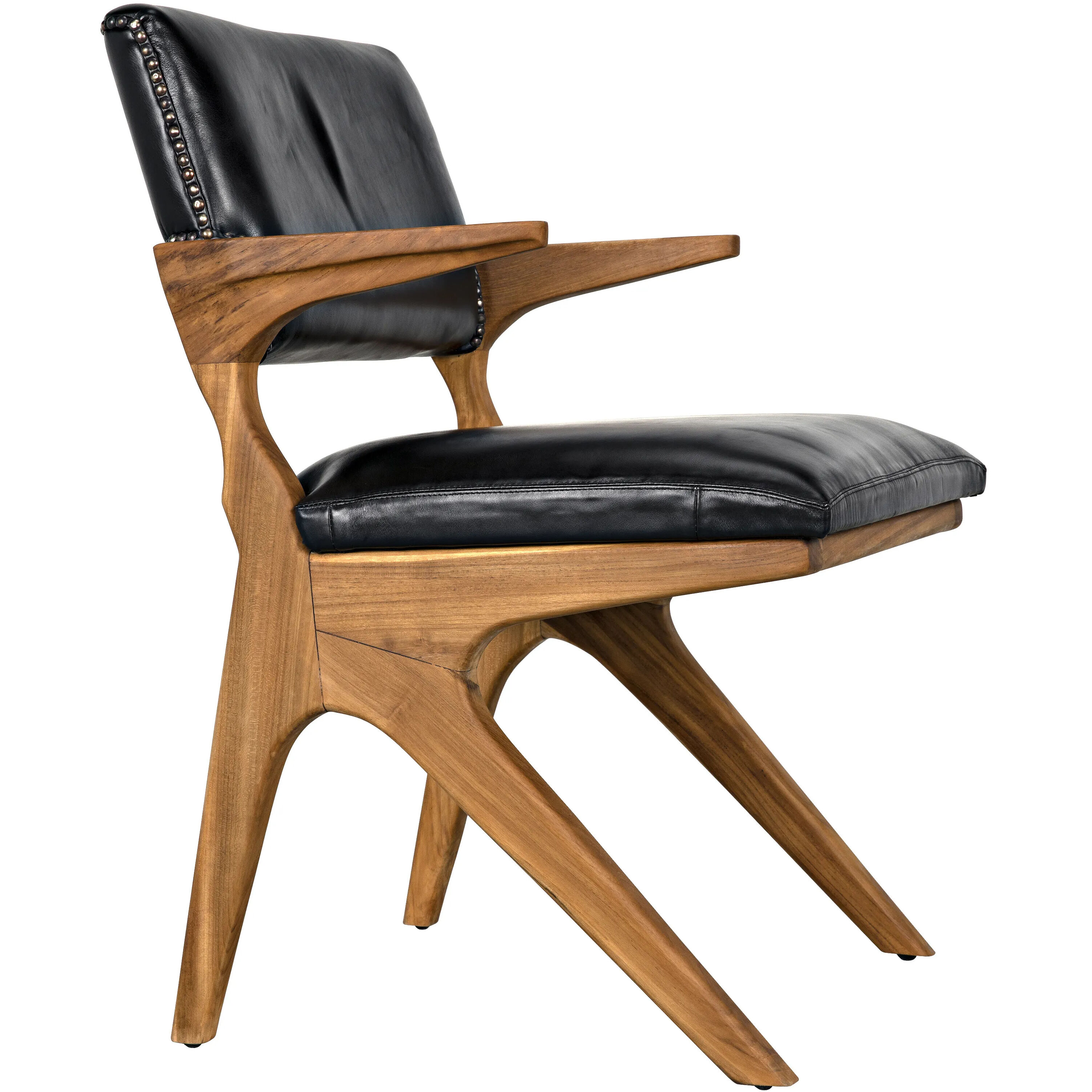 Dolores Clear Coat Satin Occasional Chair