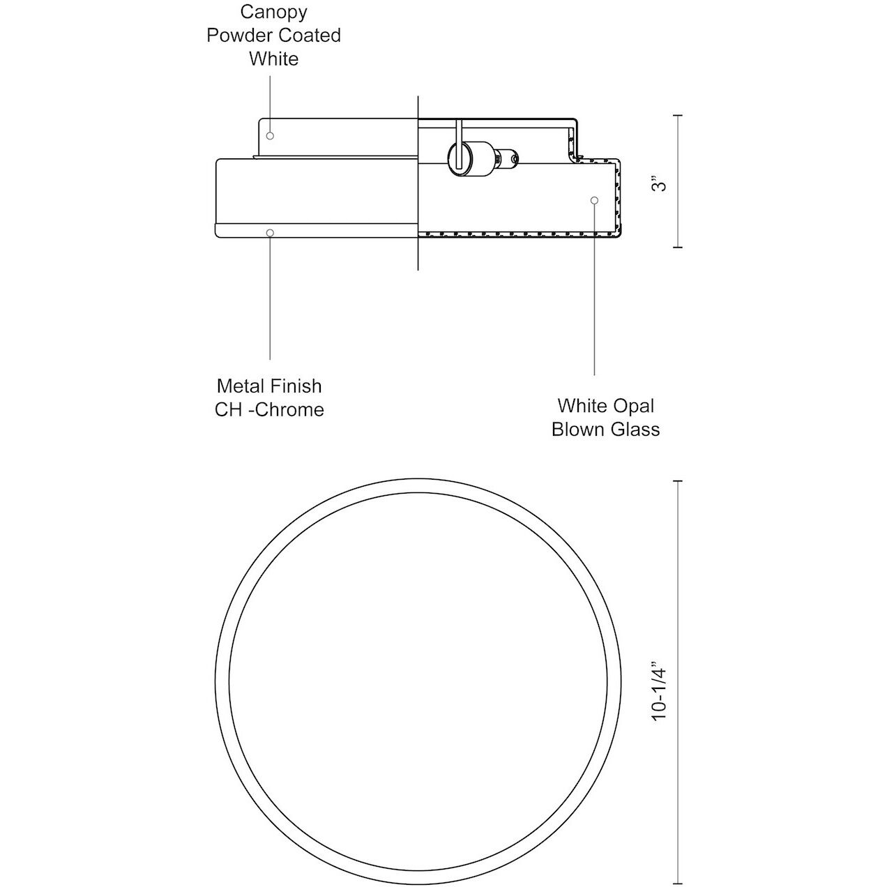 Charlie 2 Light 10 inch Nickel Flush Mount Ceiling Light in Brushed Nickel