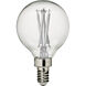 Branded Lamps LED 19 - G16-1/2 C - E12 Candelabra 4 watt 120 2700K Light Bulb