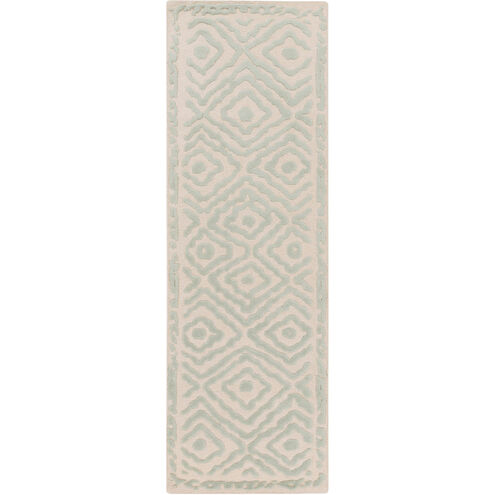 Atlas 96 X 30 inch Seafoam, Beige Rug
