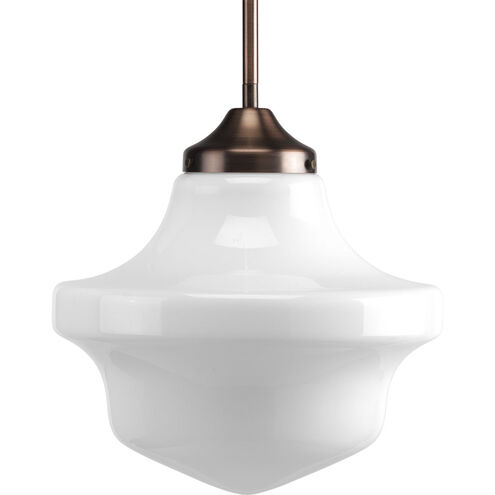 School House 1 Light 12 inch Copper Bronze Pendant Ceiling Light