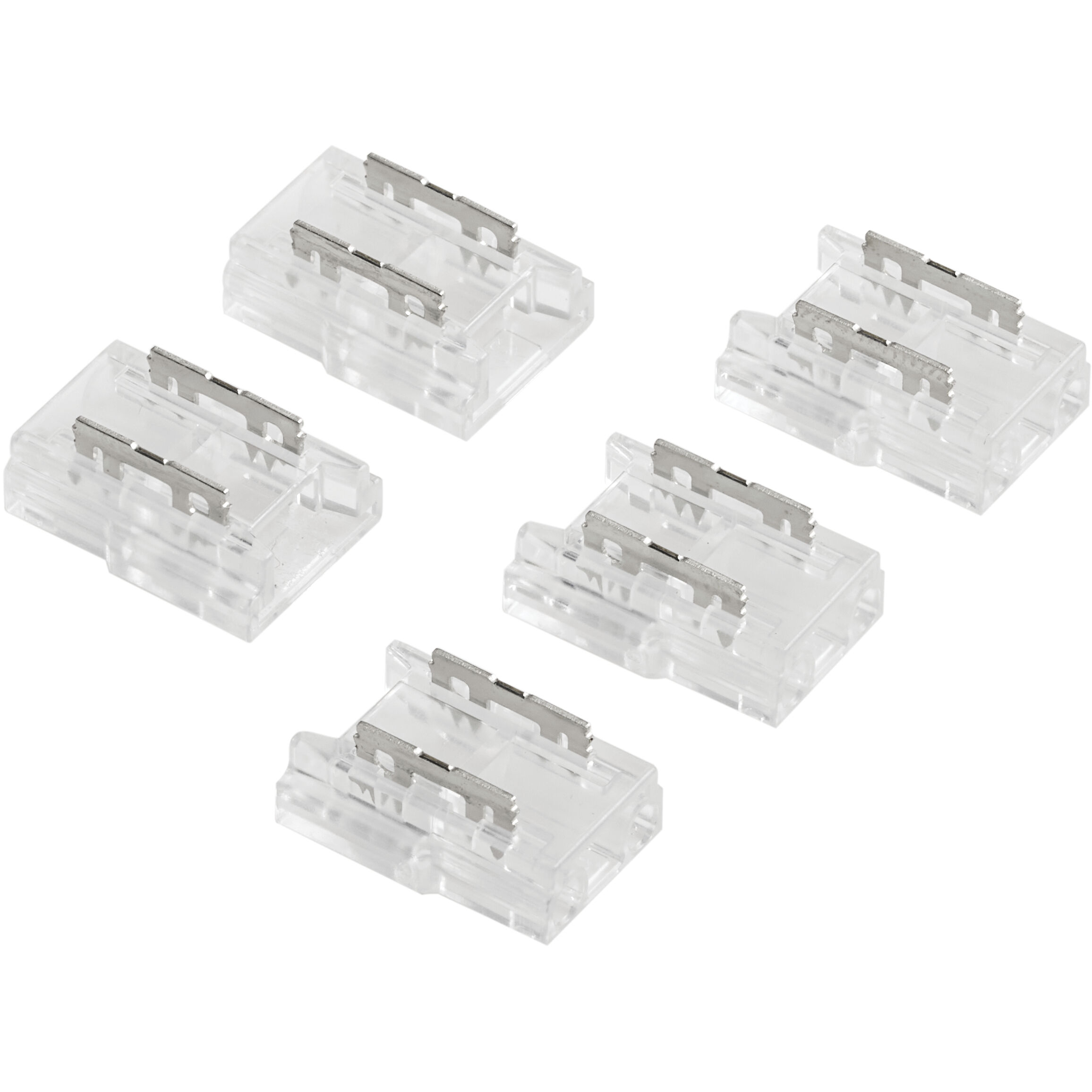 COB Dry Clear 0.45 inch Crimp Connectors, Tape to Wire