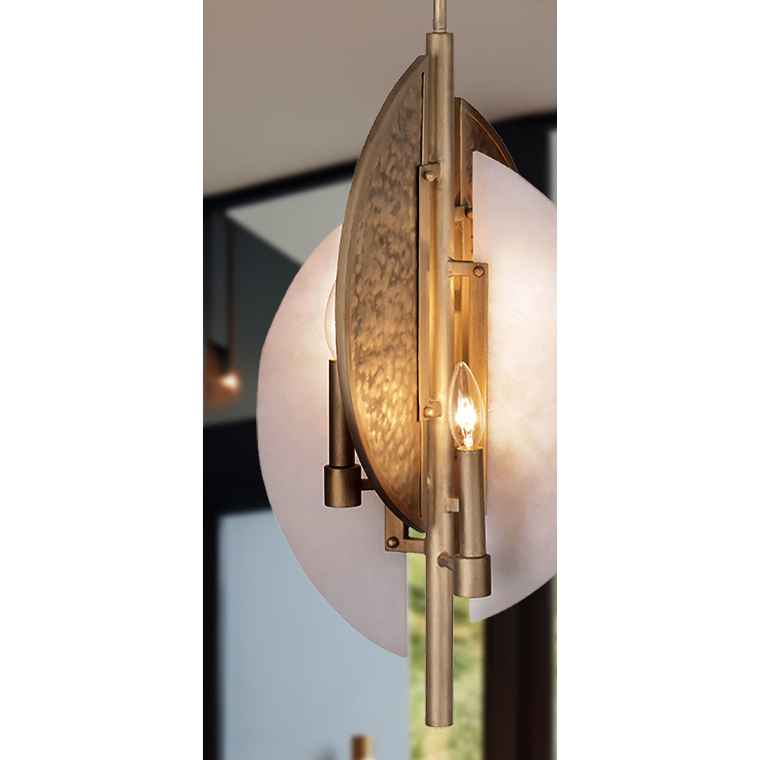 Saint Martin 4 Light 14 inch Ashen Gold Pendant Ceiling Light