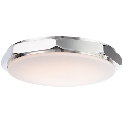 Grommet 1 Light 16 inch Polished Nickel Flush Mount Ceiling Light