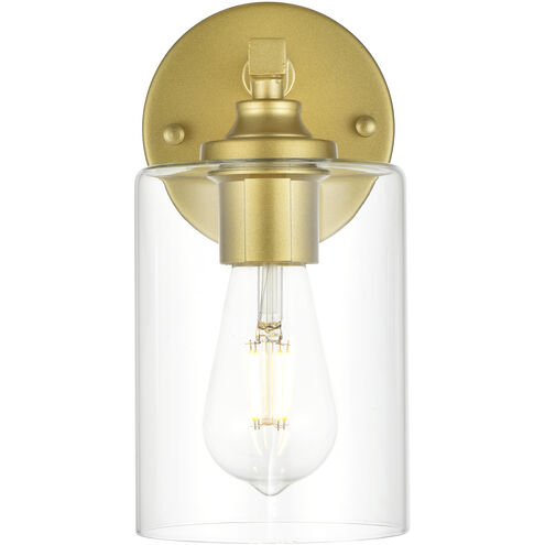 Mayson 1 Light 5 inch Brass Bath Sconce Wall Light