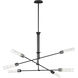 Equilibrium LED 51.75 inch Black Multi-Light Pendant Ceiling Light