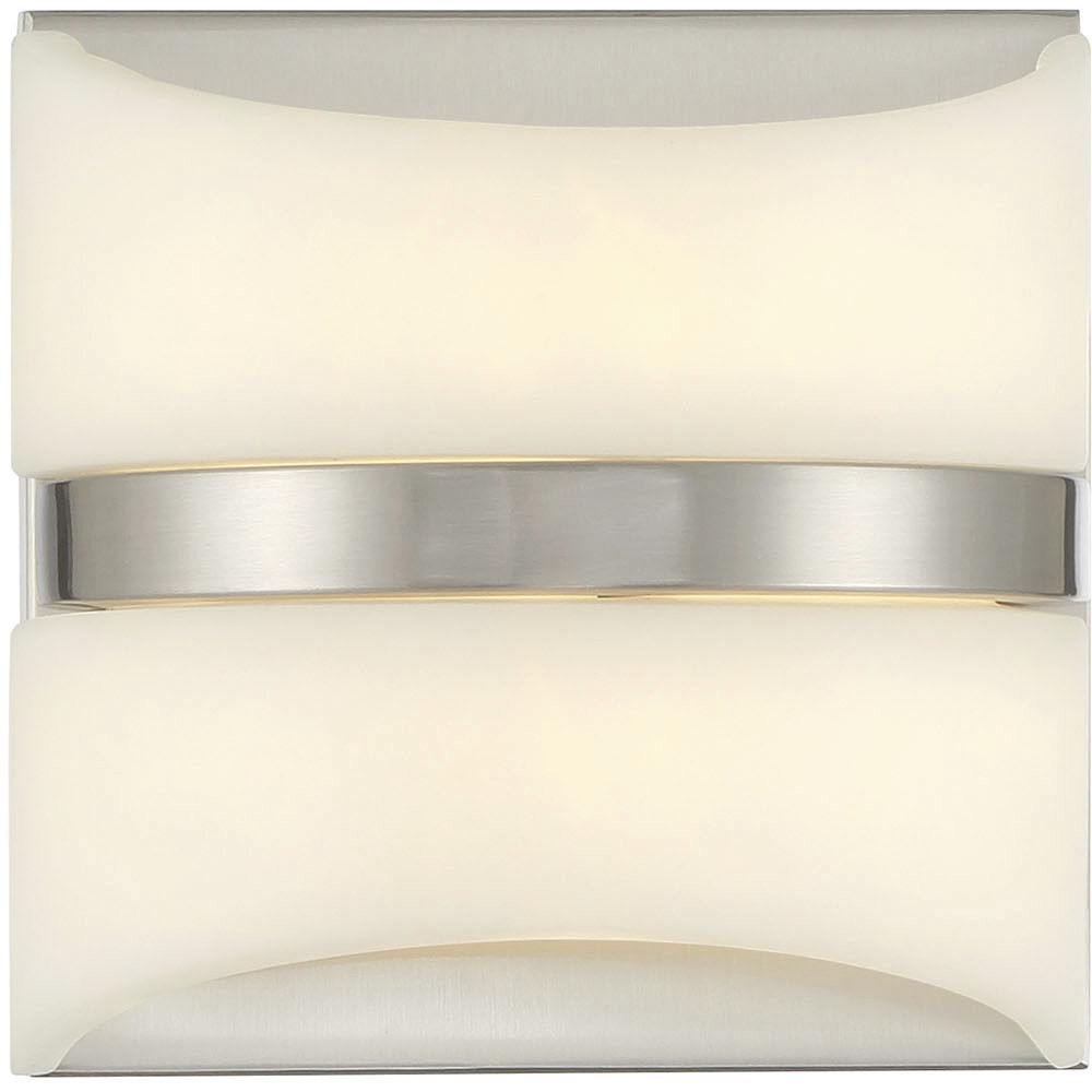 Velaux LED 6.5 inch Brushed Nickel Wall Sconce Wall Light
