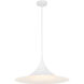 Bowdin 1 Light 24 inch Bisque White Pendant Ceiling Light