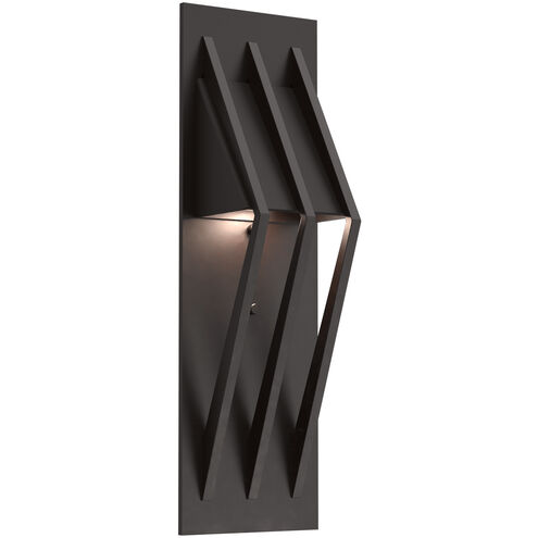 Outdoor Bridge LED 18 inch Statuary Bronze Outdoor Sconce, Tall