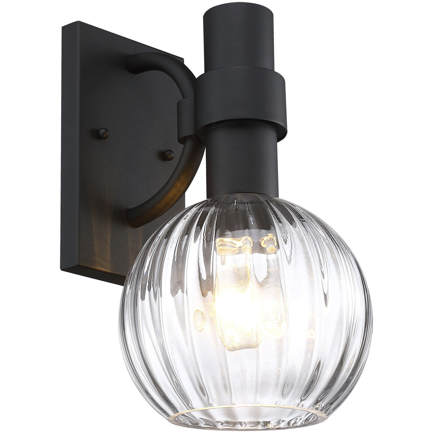 Fernwood LED 13 inch Black Outdoor Wall Sconce