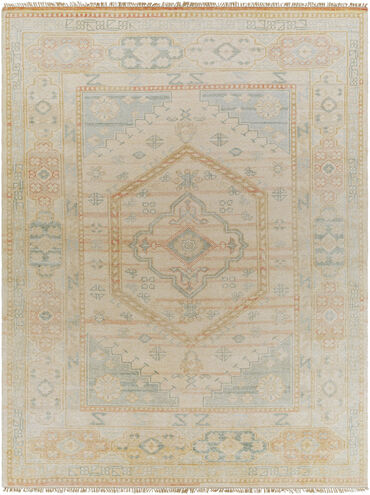 Anadolu 120 X 96 inch Ice Blue Rug, Rectangle