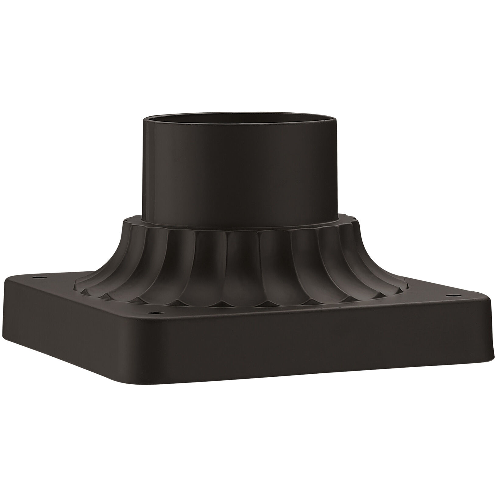 Outdoor 6 inch Bronze Outdoor Pier Mount Adaptors