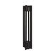 Chamber 120 12.5 watt Black Bollard Lighting in 3000K, WAC Landscape
