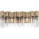 Matrix 2 Light 21 inch Havana Gold Bath Vanity Wall Light