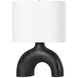 Valhalla 21.75 inch 60.00 watt Aged Brass and Earth Charcoal Ceramic Table Lamp Portable Light