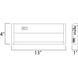CounterMax MX-L120-DL 120 LED 13 inch White Under Cabinet
