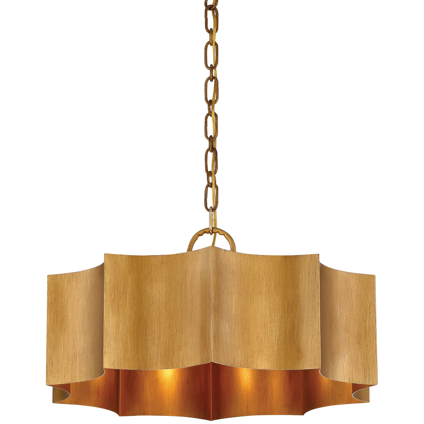 Shelby 3 Light 22.5 inch Gold Patina Pendant Ceiling Light